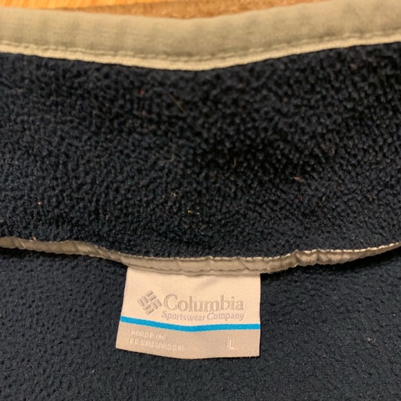 Columbia Harborsider Navy Fleece Pullover - XL - Picture 3 of 7